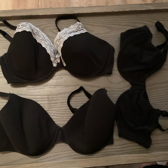 Victoria's Secret Other - VS black bra lot (3) 38DD